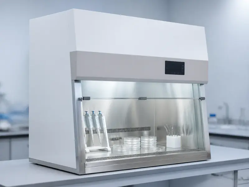 微生物檢測生物安全操作櫃示意圖